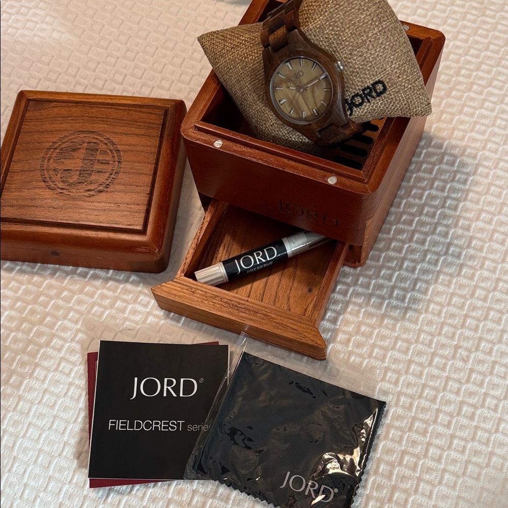 Men's JORD Wooden Watch - Brown - Picture 5 of 8
